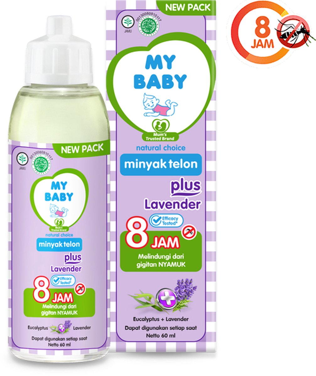 Goedkoopste My Baby - Natural Choice - Minyak Telon Lavender - 60ml Beschermt tegen Muggenbeten