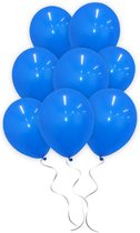 LUQ - Luxe Blauwe Helium Ballonnen - 50 stuks - Verjaardag Versiering - Decoratie - Feest Latex Ballon Blauw