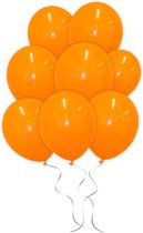 LUQ - Luxe Oranje Helium Ballonnen - 100 stuks - Verjaardag Versiering - Decoratie - Latex Ballon Oranje - Koningsdag WK EK