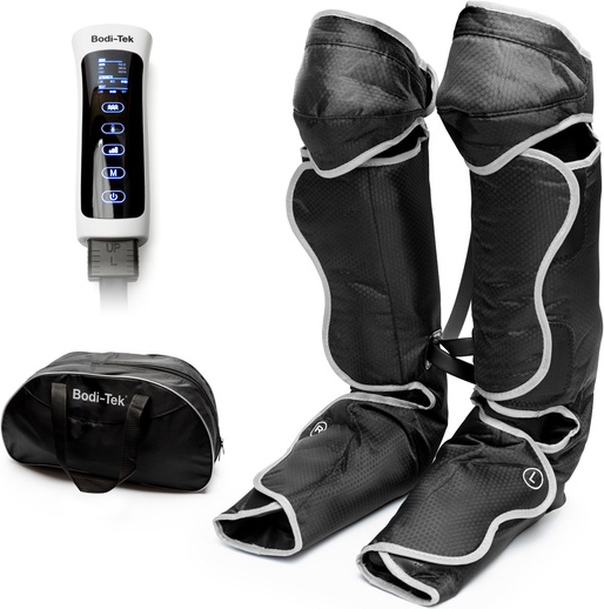 Bodi-tek Comfort360 "half leg" compressie been- en voetmassageapparaat - Infrarood - warmte - 6 programma's - voor bloedcirculatie-lymfedrainageapparaat Oedeem