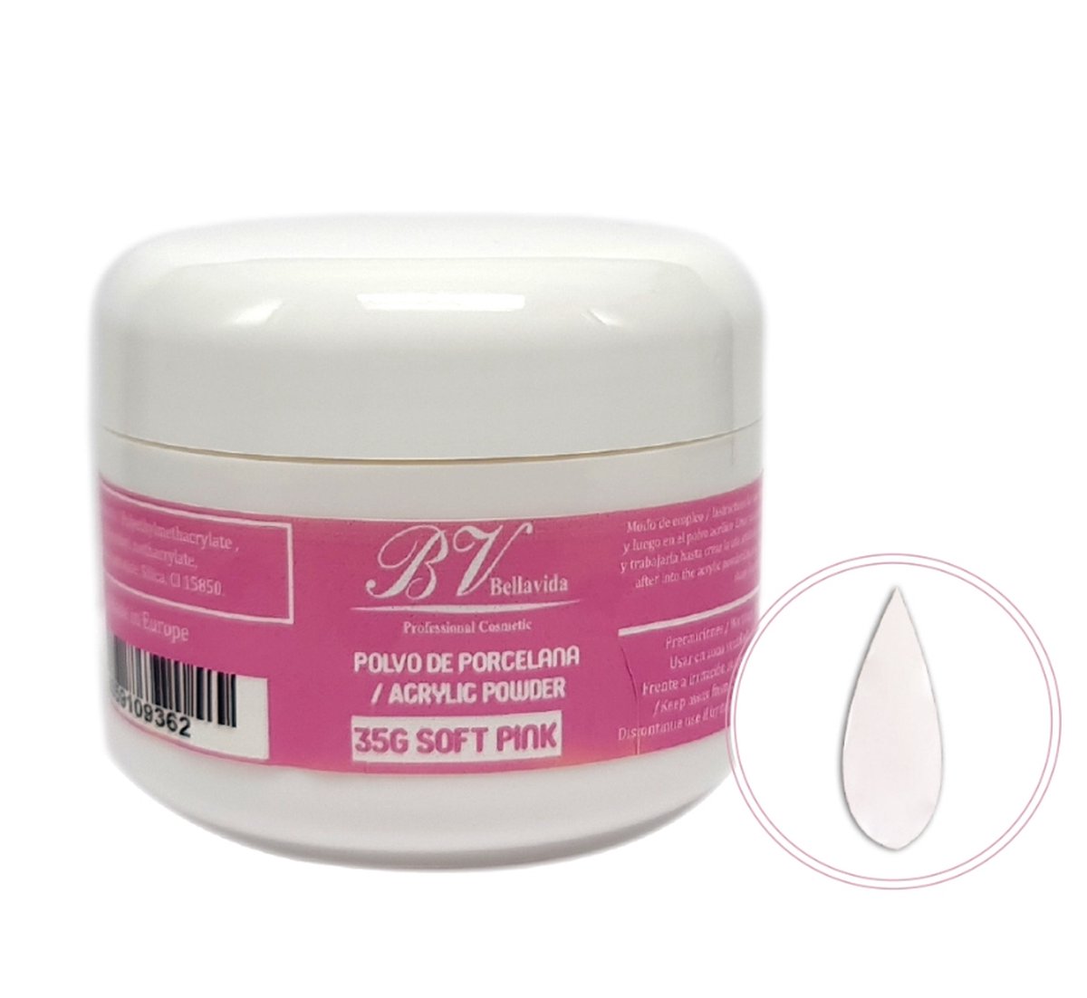 Goedkoopste Acrylic Powder 35g Soft Pink