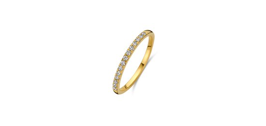 Blush Ring LG1012Y/54 14k Geelgoud 0.21crt G SI Briljant Lab Grown Diamant Maat 54