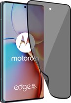 Geschikt voor Motorola Edge 40 Pro - Privacy Screenprotector - Beschermglas - Privé GuardCover