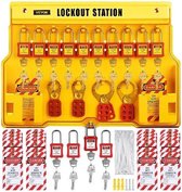 Goodfinds - Hangsloten met sleutel - Security - Lockerkast - 58 stuks - Tag - Veiligheid