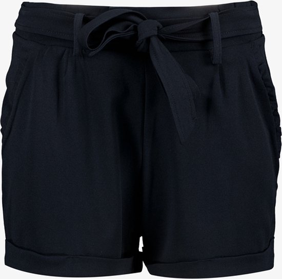 TwoDay dames short met strikband zwart - Maat XL