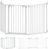 Noma Configure Gate Veiligheidshekje | Traphek met 3 Panelen | Haardscherm | 64 t/m 197,5 cm | Kleur Wit