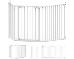 Noma Configure Gate Veiligheidshekje 3 Panelen Wit | Room Divider | Traphekje | Hondenhekje | 64 t/m 197,5 cm
