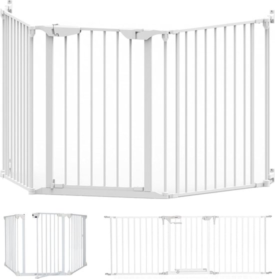Noma Configure gate veiligheidshekje - 3 panelen - 64 t/m 197,5 cm - Wit