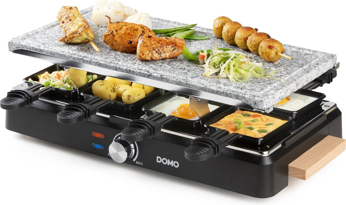 Domo Steengrill-grill-raclette DO9262G gourmetstel
