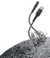Cellularline - Usb kabel, kevlar Apple lightning 1,2m, zwart