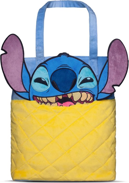 Lilo & Stitch - Sac Stitch Ananas - Blauw/ Jaune