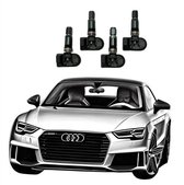 Set (4 st) TPMS/Bandenspanning Sensoren voor UW Audi