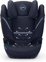 Kinderstoel Auto - Autostoel - Kinderzitje - Zitverhoger - Autozitje voor 3 jaar of Ouder - Donker Blauw