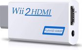 Wii naar HDMI Adapter 1080p Full HD Kwaliteit - Converter - Wit