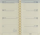 Brepols agenda VULLING 2025 - INTERPLAN - VULLING - Weekoverzicht - 1w/2p - 9 x 16 cm