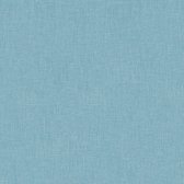 Textiel look behang Profhome 369258-GU vliesbehang licht gestructureerd in textiel look mat blauw 5,33 m2