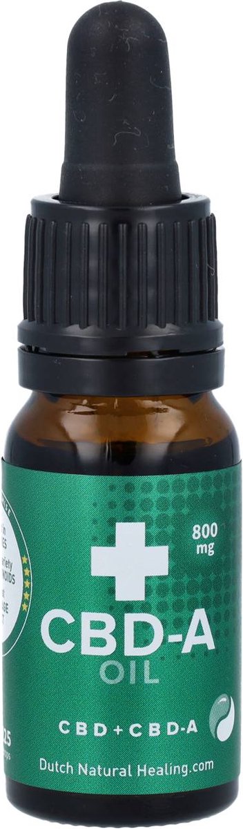 Goedkoopste DNH - CBD-A olie 8 10ml - Full Spectrum - Rijkste in terpenen - Meest gevarieerde cannabinoïden - Beste Entourage Effect