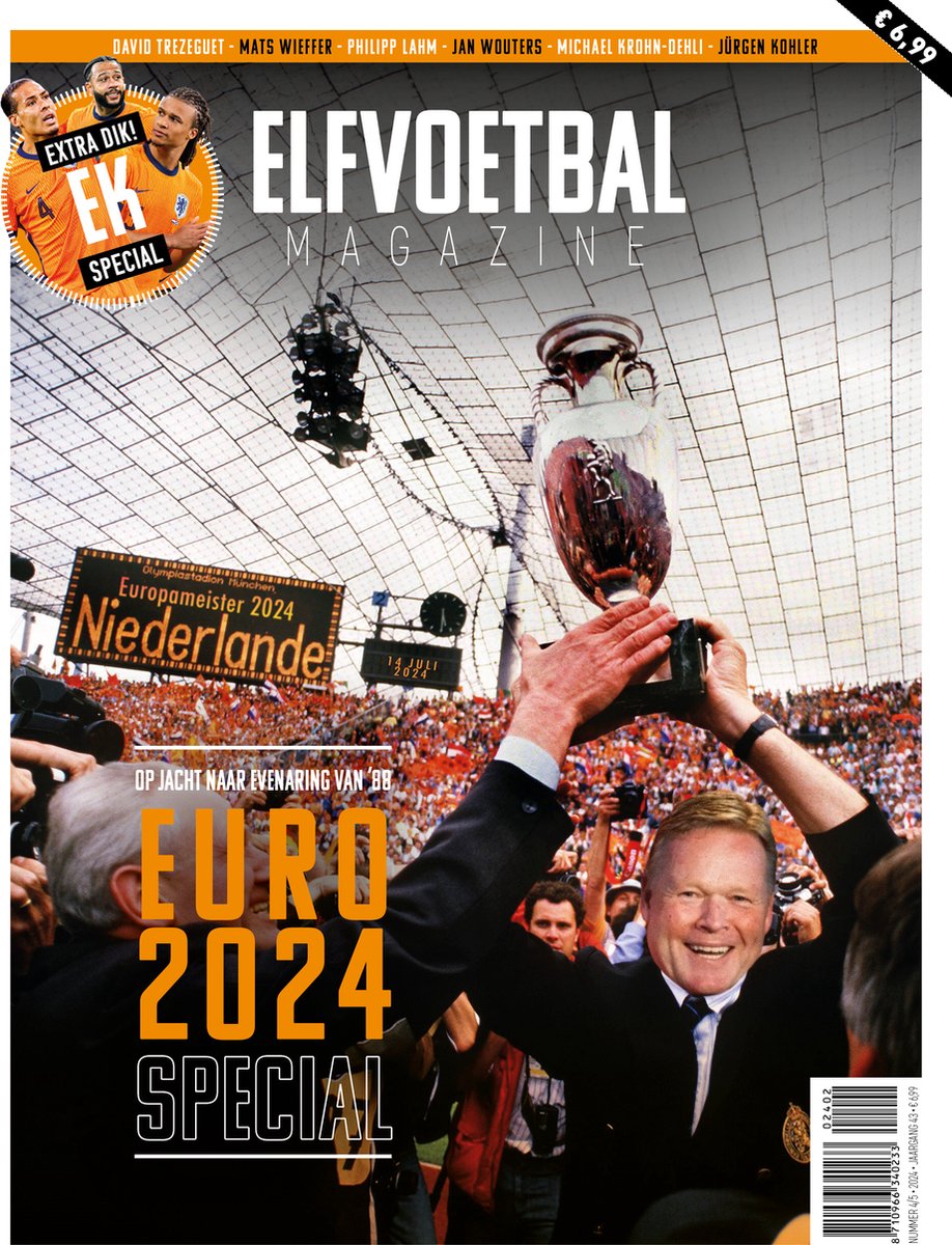 ELF Voetbal EURO 2024 Special - Alles over het EK Voetbal - Tijdschrift - Magazine - Voetbalblad