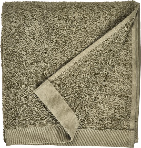 Södahl Comfort organic Handdoek 50 x 100 cm Khaki
