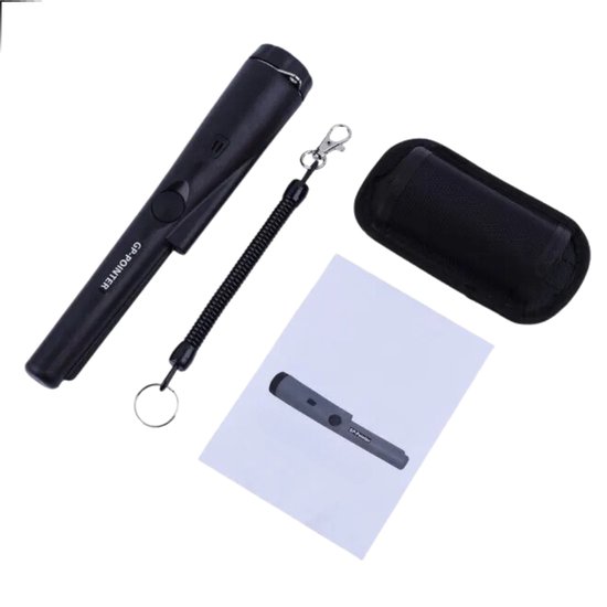 Foto: P p goods pinpointer metaaldetector voor kinderen volwassenen schatgraver waterdicht handheld hoge sensitiviteit zwart