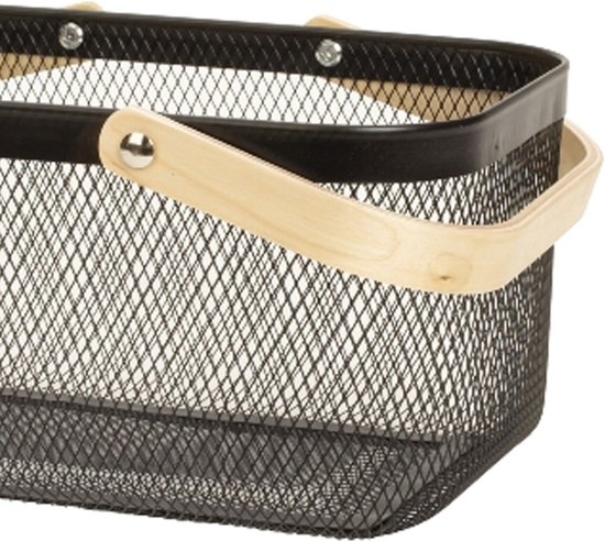 Opbergmand met handgrepen set van 4 kopen