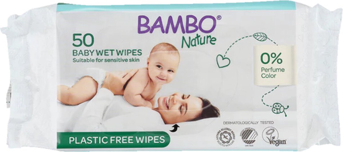 BAMBO Nature Bio billendoekjes | 100 stuks