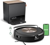 iRobot Roomba Combo j9+ Robot Aspirateur et Robot Mop - Station de Remplissage et de Vidange Automatique - Détection et Évitement d'Objets - c9758