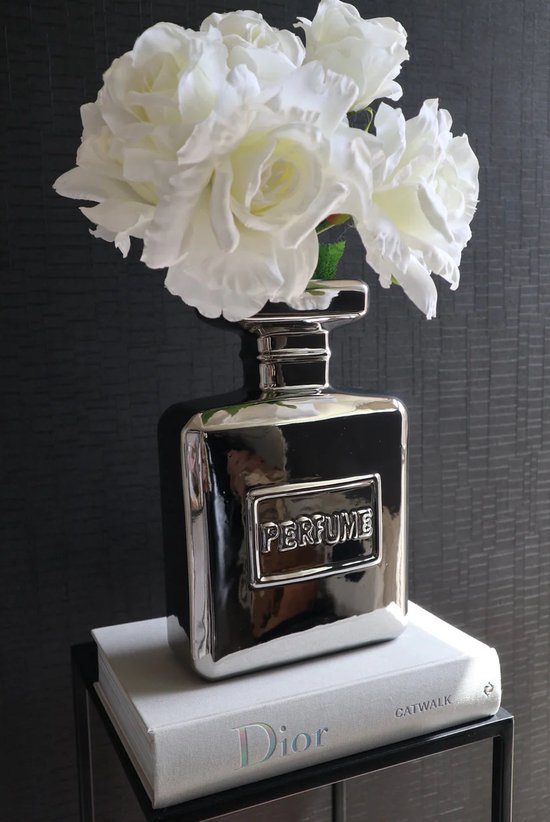 Parfum Fles Vaas | Zilver