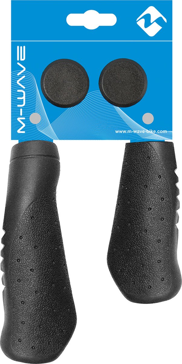 M-Wave Handvatset Ergogel 131 met gelvulling zwart