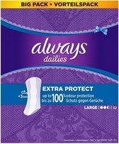 x3 Always Dailies Inlegkruisjes Extra Protect Large 68ST