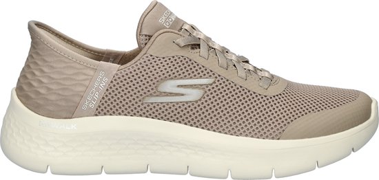 Skechers Go Walk Flex - Grand Entry Dames Instappers - Taupe - Maat 41