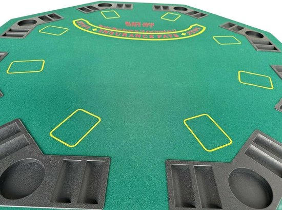 Pokertafel Poker Pad Pokermat Pokertafel Draagbaar 180x90cm Groen | NL