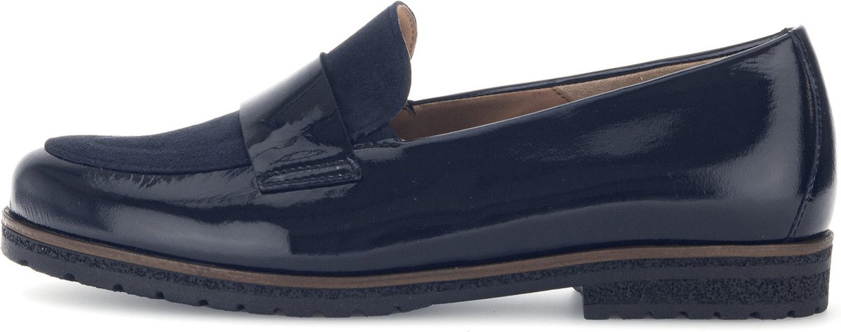 Instapper Blokhak 1 Cm Gabor 22.421 Instapper Caramel G Suède Instapper Slipper