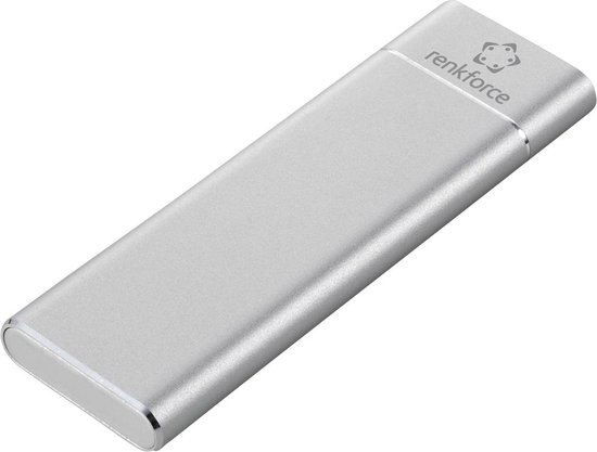 Renkforce RF-6058280 Boîtier externe pour SSD M.2 PCIe NVMe M.2 PCIe NVMe SSD USB 3.2 Gen 2 (USB 3.1)