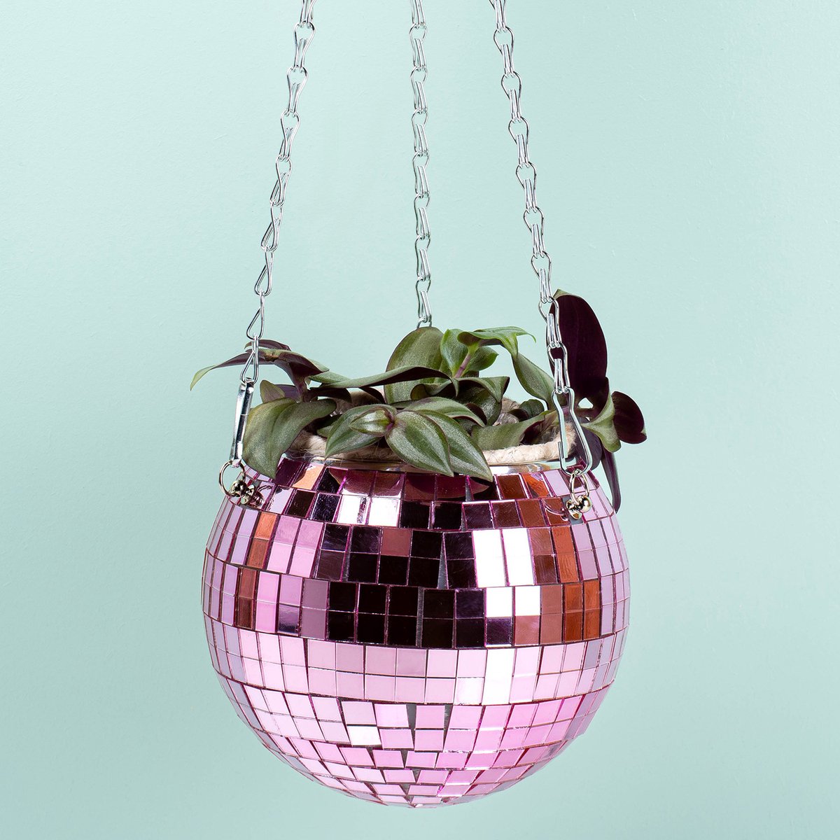 Bubblegum Stuff Hangende Discobal Bloempot - Roze