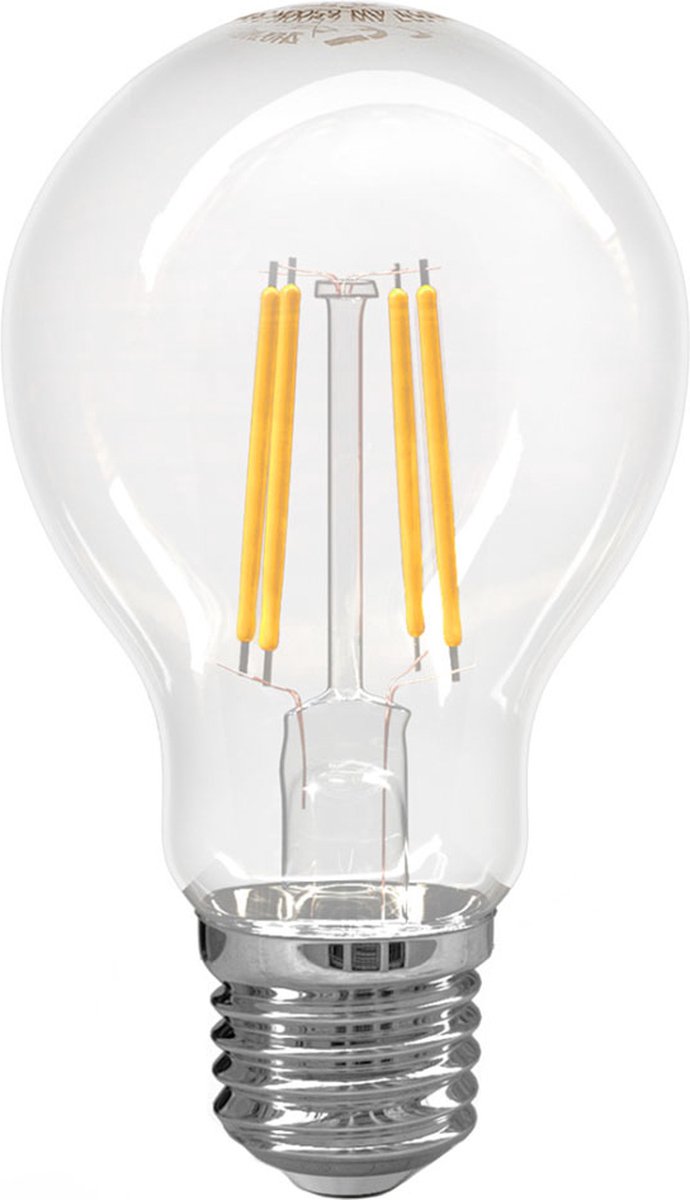 Aigostar LED Filament A60 8W - E27 fitting - 2700K - 950lm - Set van 5 stuks