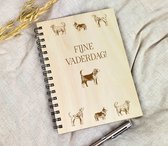 Notitieboek A5 - Luxe balpen - Cadeau - Vaderdagscadeau - Notitieboek - Cadeau vaderdag - Vaderdag - Vaderdag cadeau - Vintage dogs