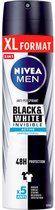 Nivea Deospray Men – Invisible Black & White Active 250 ml