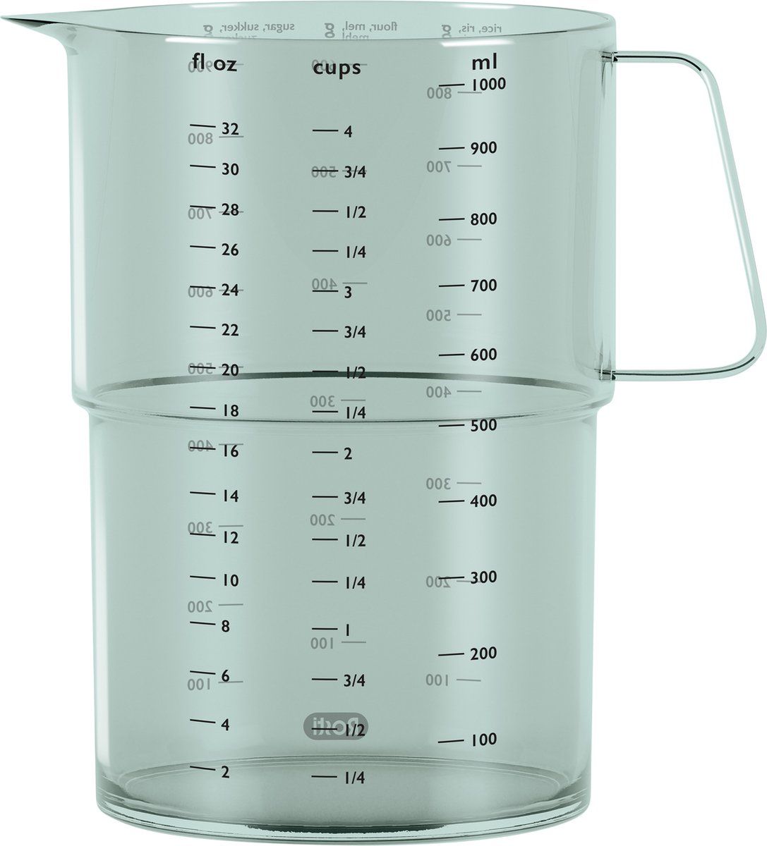 Rosti Mensura Maatbeker 1000 ml Nordic green