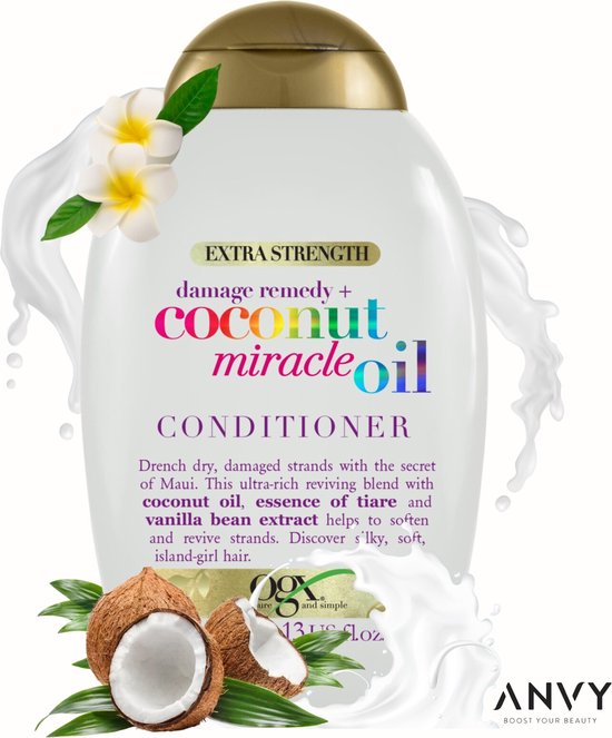 Foto: Herstellende conditioner ogx coconut miracle oil 385 ml 