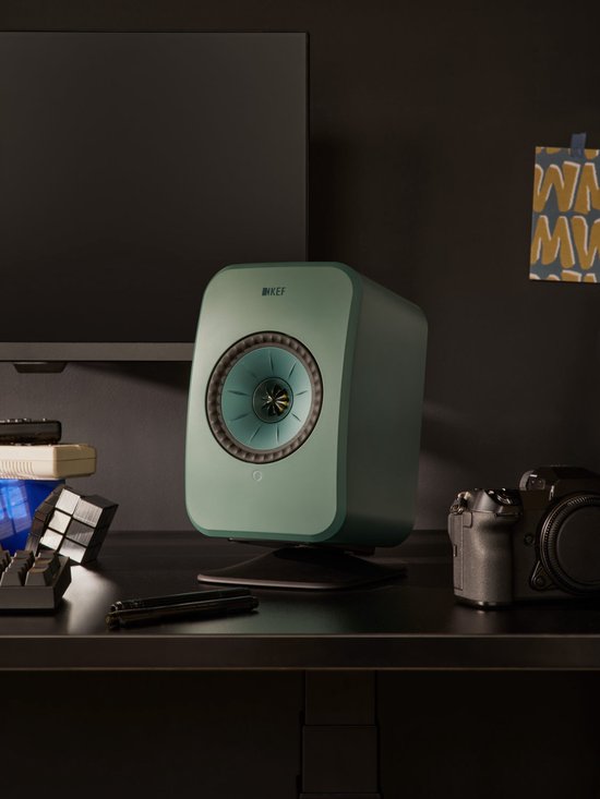 KEF LSX II LT Draadloze HiFi-luidsprekers - Sage Green van KEF — afbeelding 4