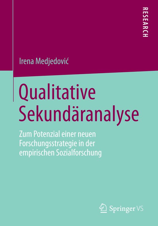 Qualitative Sekundäranalyse - cover
