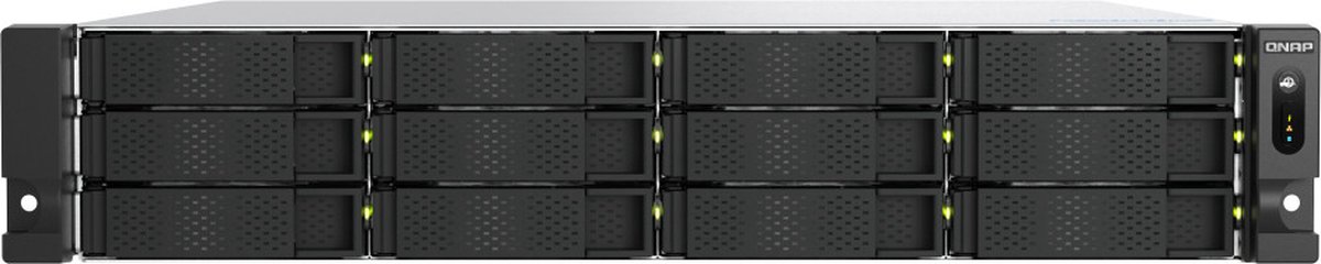QNAP TS-H1277AXU-RP NAS Rack (2U) AMD Ryzen™ 7 32 GB DDR5 0 TB QuTS hero Zwart