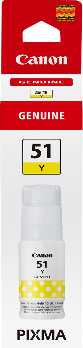 Canon GI-51 Inktflesje Geel