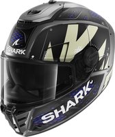 Shark Spartan RS Stingrey Mat Antraciet Antraciet Blauw AAB Integraalhelm S