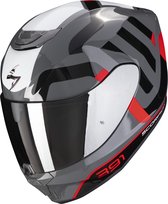 Scorpion Exo-391 Arok Grey-Red-Black XL - Maat XL - Helm