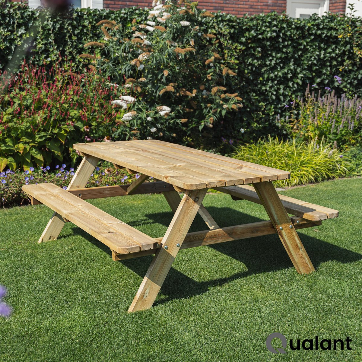 Picknicktafel DeLuxe | Geïmpregneerd | 180 cm | Tuintafel 6 personen thumbnail 6