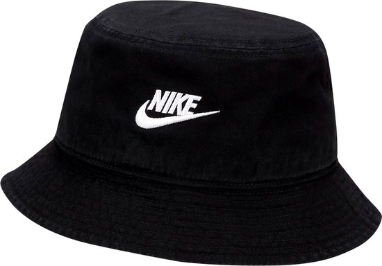NIKE - nike apex futura wash bucket hat - Zwart-Wit