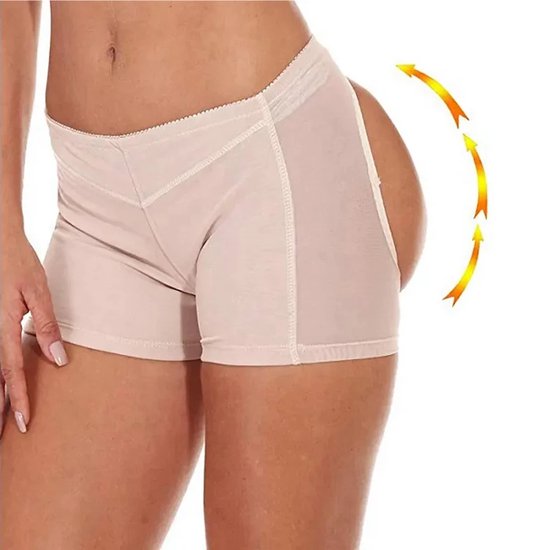 Butt Lifter - Butt lift onderbroek - Shapewear dames - Volle billen - Beige - S