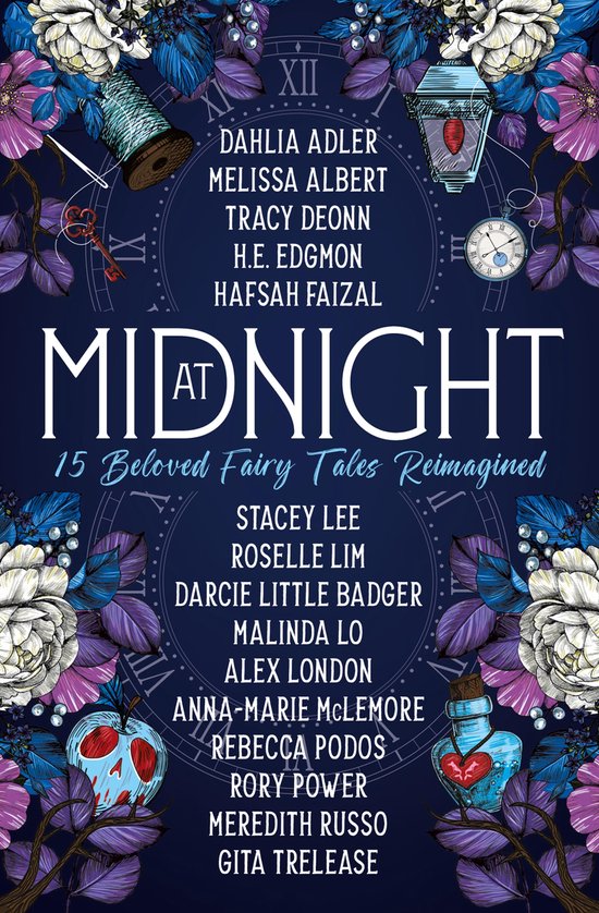At Midnight: 15 Beloved Fairy Tales Reimagined - cover
